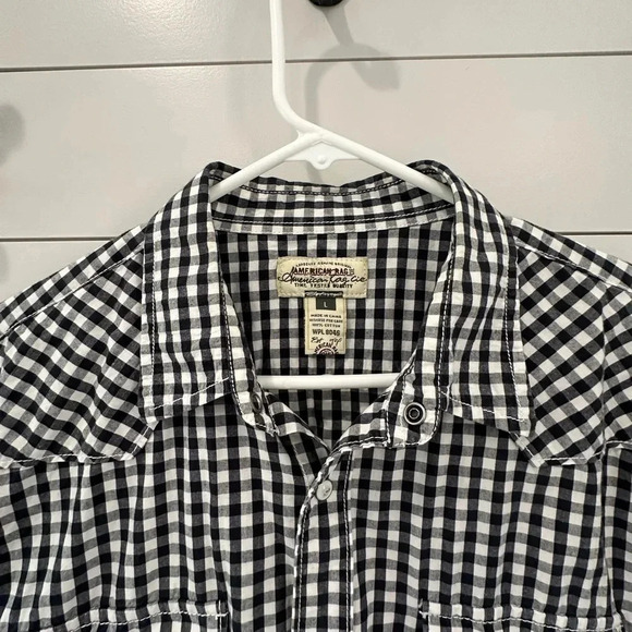 ⛰️ American Rag Western Shirt Snap Closures / Size Lg - Beautiful Shirt ⛰️ - Picture 3 of 9